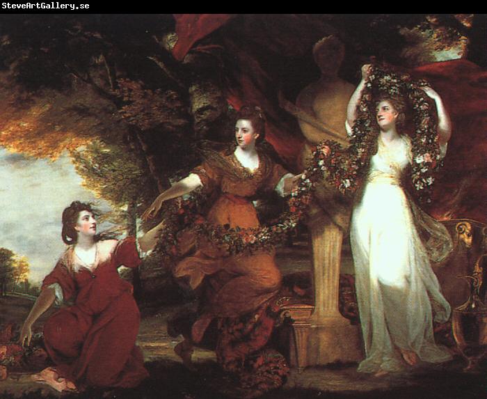 Sir Joshua Reynolds Ladies Adorning a Term of Hymen
